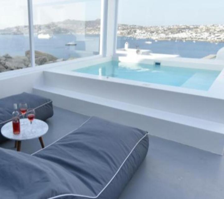 Mykonos Point Luxury Villas Mykonos Town Buitenkant foto