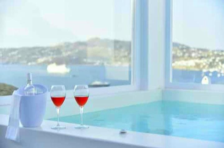 Mykonos Point Luxury Villas Mykonos Town Buitenkant foto