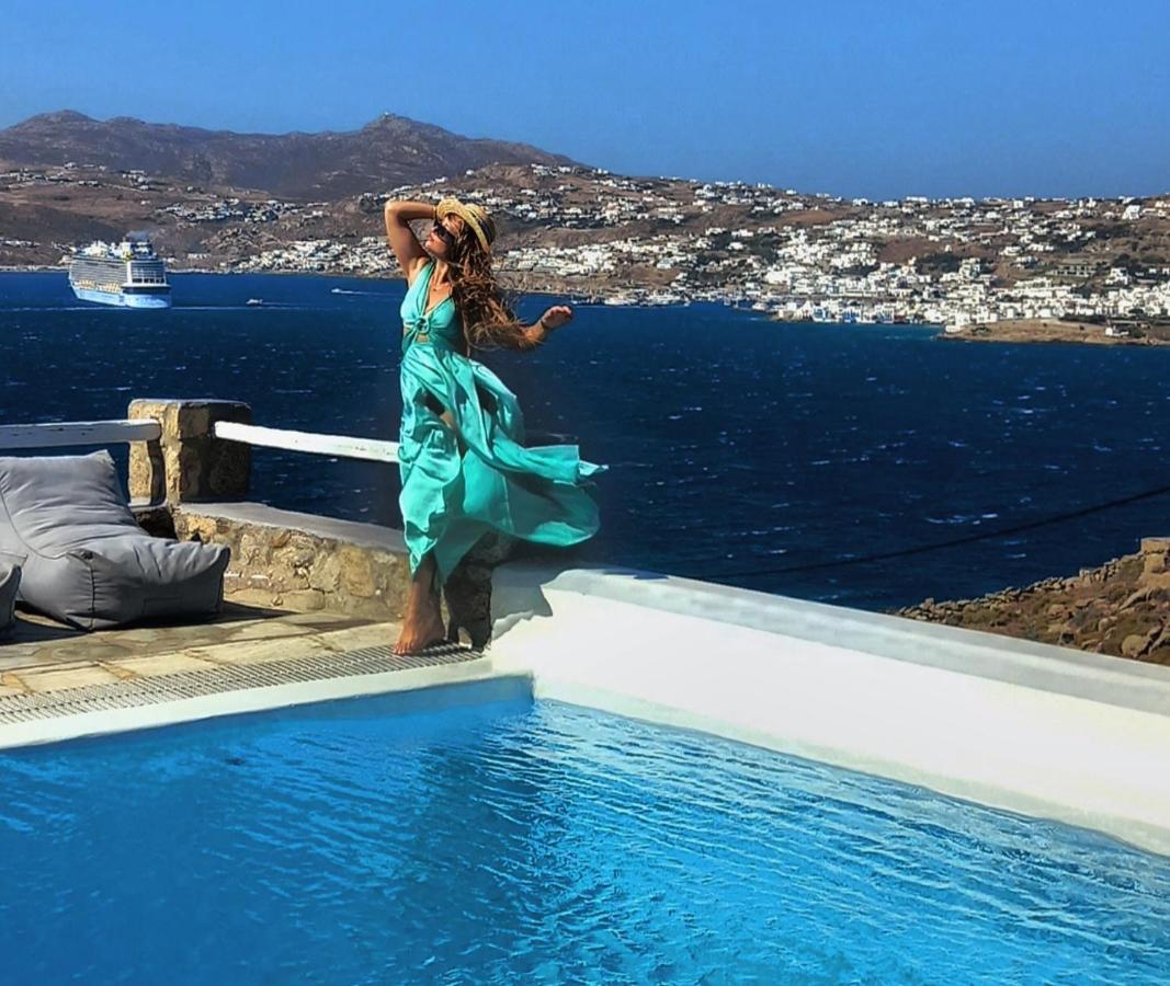Mykonos Point Luxury Villas Mykonos Town Buitenkant foto