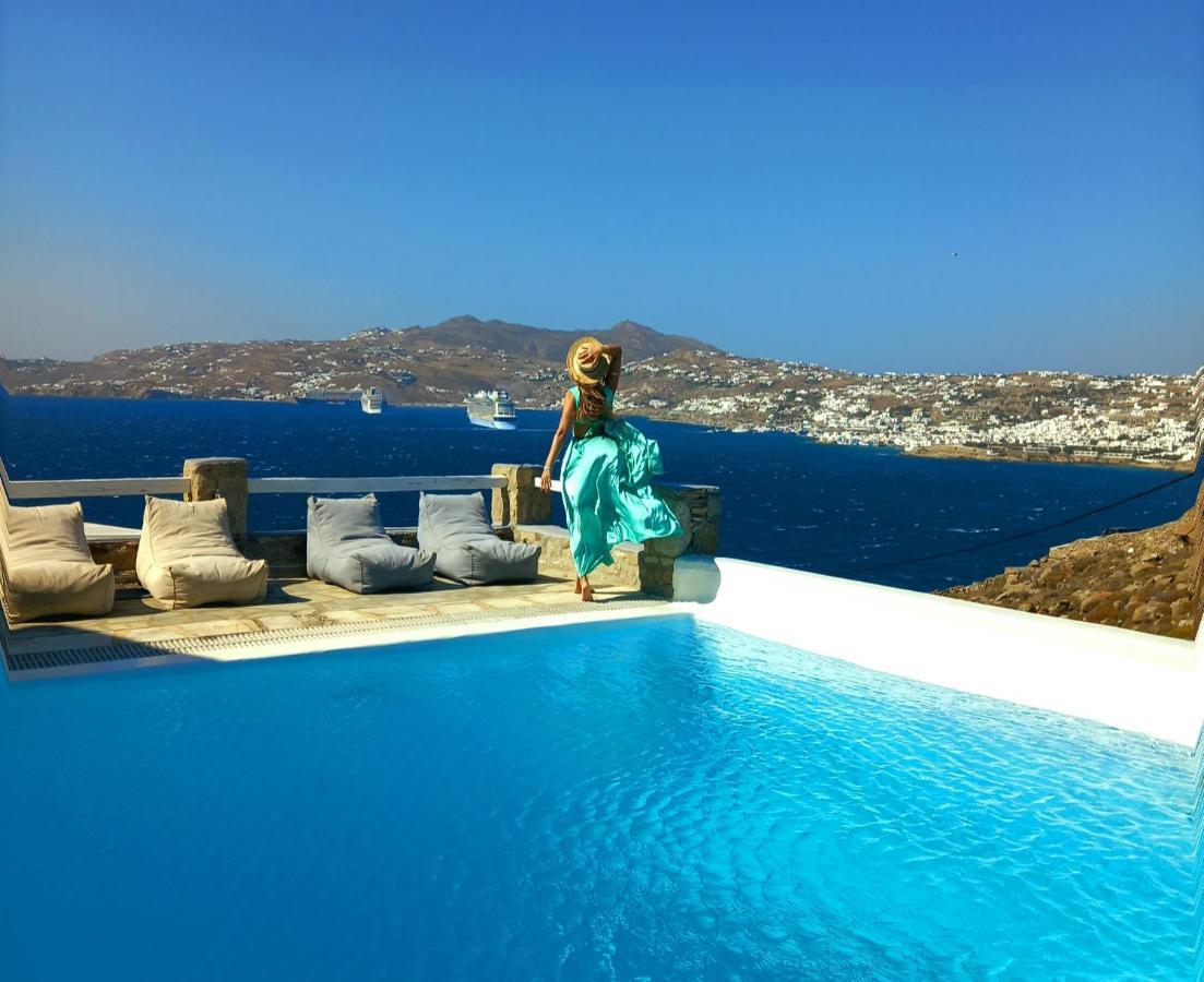 Mykonos Point Luxury Villas Mykonos Town Buitenkant foto